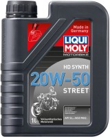 Купити моторне мастило Liqui Moly Motorbike HD Synth Street 20W-50 1L  за ціною від 576 грн.