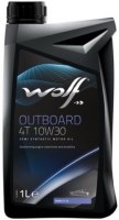 Купити моторне мастило WOLF Outboard 4T 10W-30 1L  за ціною від 270 грн.