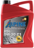 Купить моторное масло Alpine RSL 5W-30 C1 5L: цена от 1404 грн.