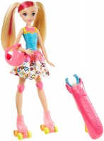Купить кукла Barbie Video Game Hero Light-Up Skates Barbie DTW17  по цене от 1622 грн.
