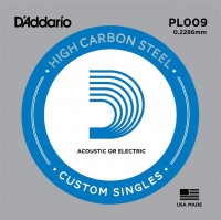 Купити струни DAddario Single Plain Steel 009  за ціною від 48 грн.