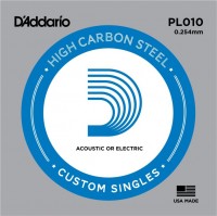 Купить струны DAddario Single Plain Steel 010  по цене от 48 грн.