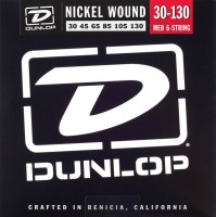 Купить струны Dunlop Nickel Wound 6-String Bass Medium 30-130  по цене от 1915 грн.