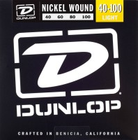 Купити струни Dunlop Nickel Wound Bass Light 40-100  за ціною від 1242 грн.