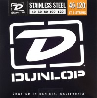 Купити струни Dunlop Stainless Steel 5-String Bass Light 40-120  за ціною від 1780 грн.