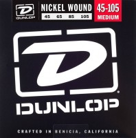 Купить струни Dunlop Nickel Wound Bass Medium 45-105: цена от 1390 грн.
