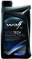 Купить моторное масло WOLF Vitaltech 5W-40 B4 Diesel 1L  по цене от 245 грн.