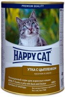 Купить корм для кошек Happy Cat Adult Canned Duck/Chicken 0.4 kg  по цене от 68 грн.