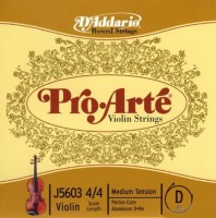 Купить струны DAddario Pro-Arte Single D Violin 4/4 Medium  по цене от 522 грн.