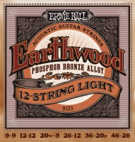 Купити струни Ernie Ball Earthwood Phosphor Bronze 12-String 9-46  за ціною від 717 грн.