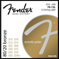Купить струны Fender 70-12L  по цене от 777 грн.