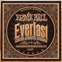 Купити струни Ernie Ball Everlast Coated Phosphor Bronze 11-52  за ціною від 838 грн.