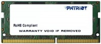 описание, цены на Patriot Memory Signature SO-DIMM DDR4 1x4Gb