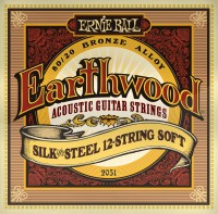 Купить струни Ernie Ball Earthwood 80/20 Bronze Silk 12-String 9-46: цена от 680 грн.