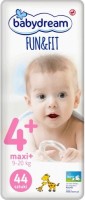Купить подгузники Babydream Fun and Fit 4 Plus (/ 44 pcs) по цене от 409 грн.