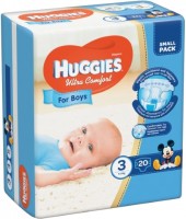 Купить подгузники Huggies Ultra Comfort Boy 3 (/ 20 pcs) по цене от 148 грн.