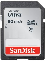 Купити карта пам'яті SanDisk Ultra SDHC UHS-I 533x Class 10 за ціною від 244 грн.