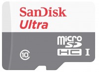 Купити карта пам'яті SanDisk Ultra microSD 320x UHS-I (Ultra microSDHC 320x UHS-I 16Gb) за ціною від 189 грн.