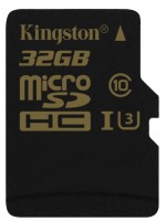 Купить карта памяти Kingston Gold microSD UHS-I U3 (Gold microSDHC UHS-I U3 32Gb) по цене от 521 грн.