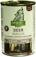 Купити корм для собак Isegrim Adult Forest Canned with Deer 400 g  за ціною від 112 грн.