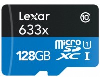 Купити карта пам'яті Lexar microSD UHS-I 633x (microSDXC UHS-I 633x 128Gb) за ціною від 598 грн.