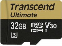 Купити карта пам'яті Transcend Ultimate V30 microSD Class 10 UHS-I U3 (Ultimate V30 microSDHC Class 10 UHS-I U3 32Gb) за ціною від 258 грн.