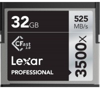 Купить карта памяти Lexar Professional 3500x CompactFlash по цене от 9680 грн.