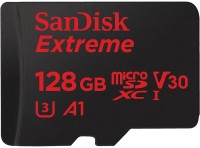 Купити карта пам'яті SanDisk Extreme V30 A1 microSD UHS-I U3 (Extreme V30 A1 microSDXC UHS-I U3 128Gb) за ціною від 828 грн.