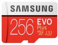 Купить карта памяти Samsung EVO Plus 100 Mb/s microSDXC UHS-I U3 (256Gb) по цене от 1299 грн.