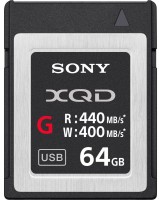 Купити карта пам'яті Sony XQD G Series (64Gb) за ціною від 4799 грн.