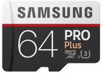 Купити карта пам'яті Samsung Pro Plus 100 Mb/s microSD UHS-I за ціною від 1449 грн.
