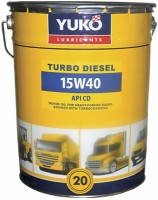Купить моторное масло YUKO Turbo Diesel 15W-40 20L: цена от 1989 грн.