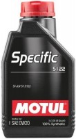 Купити моторне мастило Motul Specific 5122 0W-20 1L  за ціною від 555 грн.