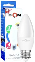 Купити лампочка Biom BT-547 C37 4W 3000K E27  за ціною від 38 грн.