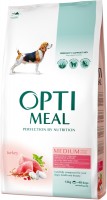Купить корм для собак Optimeal Adult Medium Beed Turkey 4 kg  по цене от 849 грн.