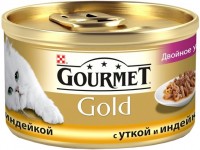 Купити корм для кішок Gourmet Gold Canned Duck/Turkey 24 pcs  за ціною від 479 грн.