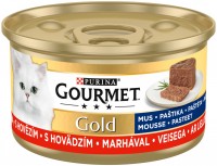Купити корм для кішок Gourmet Gold Mousse Beef 85 g  за ціною від 610 грн.