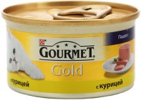Купить корм для кошек Gourmet Gold Canned with Chicken 24 pcs  по цене от 610 грн.