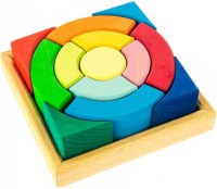 Купити конструктор Nic Building Blocks Square Circles 523344  за ціною від 779 грн.