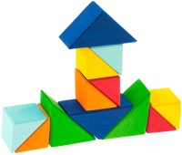 Купити конструктор Nic Building Blocks Square Triangles 523345  за ціною від 392 грн.