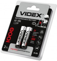 Купить акумулятор / батарейка Videx 2xAA 1000 mAh: цена от 86 грн.