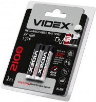 Купити акумулятор / батарейка Videx 2xAA 2100 mAh  за ціною від 155 грн.