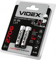 Купить аккумулятор / батарейка Videx 2xAA 2700 mAh  по цене от 199 грн.