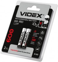 Купити акумулятор / батарейка Videx 2xAAA 600 mAh  за ціною від 60 грн.