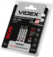 Купити акумулятор / батарейка Videx 2xAAA 800 mAh  за ціною від 68 грн.
