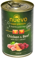 Купити корм для собак Nuevo Puppy Canned with Chicken/Beef 400 g  за ціною від 106 грн.