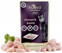 Купить корм для кошек Nuevo Adult Pouch with Chicken/Rabbit 0.85 kg  по цене от 51 грн.