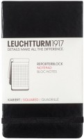 Купить блокнот Leuchtturm1917 Squared Reporter Notebook Black  по цене от 678 грн.