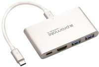 Купити кардридер / USB-хаб Promate uniHub-C  за ціною від 599 грн.
