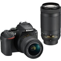 Купить фотоаппарат Nikon D5600 kit 18-55 + 70-300  по цене от 44642 грн.